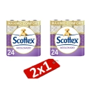 Papel Higiénico Acolchado SCOTTEX 48 Rollos 3 Capas