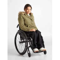 Parka verde liquen con cremallera - So Easy