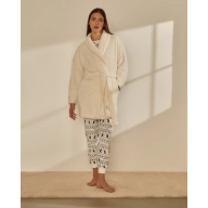 Bata de mujer lisa Easy Wear