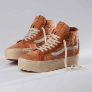 Sk8-Hi Reissue VANS - Sneakers Altas de Cuero Naranja