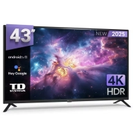 Smart TV 43” 4K Android 11 - TD Systems con Hey Google