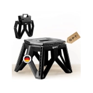 Taburete plegable ergonómico de 24 cm, resistente y antideslizante