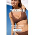 Envío gratis en web y app de Tezenis sin mínimo