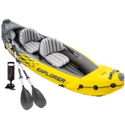 Kayak Explorer K2 INTEK para 2, máx. 180 kg, con remos