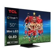 TCL 50C805: TV Mini LED 50" QLED 4K, 144Hz y Dolby Atmos
