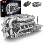 Coche motorizado V8 Twin-Turbo Mould King 2.899 piezas
