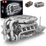 Coche motorizado V8 Twin-Turbo Mould King 2.899 piezas
