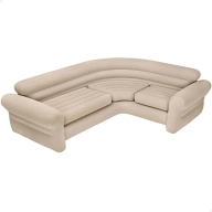 Sofá Inflable Beige Esquinero para Interior Intex