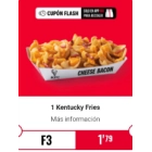 Cheese Bacon Fries Kentucky en KFC