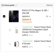 Xiaomi Band 8, POCO X7 PRO y Powerbank 10000mAh 33W.