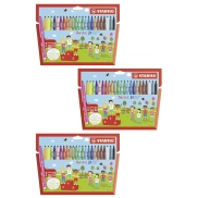 STABILO Trío A-Z: 24 rotuladores lavables (oferta 3x2)