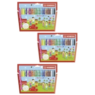 STABILO Trío A-Z: 24 rotuladores lavables (oferta 3x2)