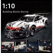 Construcción del Porsche 911 RSR en Bloques
