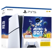 Astrobot + PlayStation 5 con disco