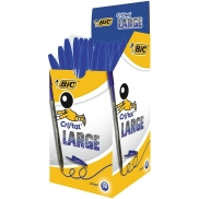 Bolígrafos BIC Cristal Large Azul - Pack de 50 unidades