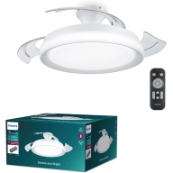 Ventilador de Techo Philips Bliss LED 28W, Motor DC 35W