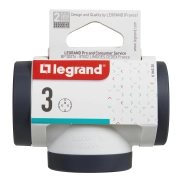 Ladrón de enchufe triple Legrand