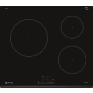Encimera de inducción Balay 60 cm, 3 zonas, negra, táctil