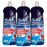 Finish Abrillantador Lavavajillas, 3x800ml - 600 lavados