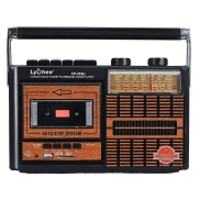 Reproductor Portátil Retro de Cintas y Radio AM/FM Cuatro Bandas