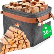 Cesta fieltro 43L, 42x32x32 cm, muy práctica y elegante