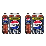 Pepsi Zero: 8 botellas sin azúcar ni calorías, 1.75L cada una