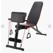 Banco Plegable Multifuncional para Pesas y Musculación