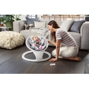 Hamaca Eléctrica Munchkin con Sonidos, Gris/Blanco